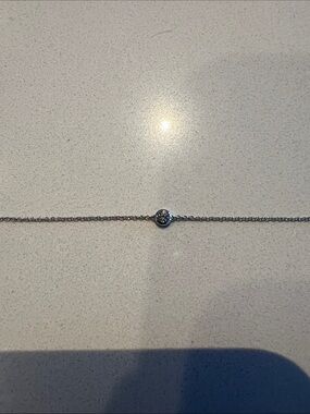 Mejuri Single Bezel Diamond Bracelet